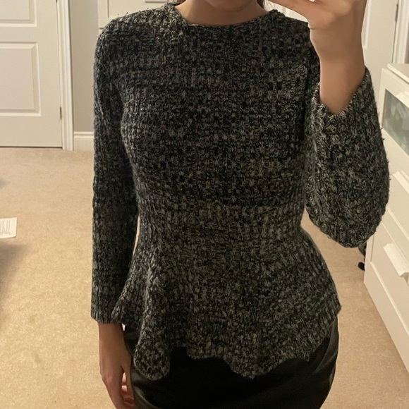 Christan Dior Black & White Wool Cardigan - Picture 12 of 13